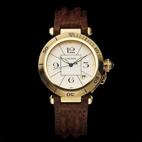 buckle cartier pasha|pasha de cartier leather watch.